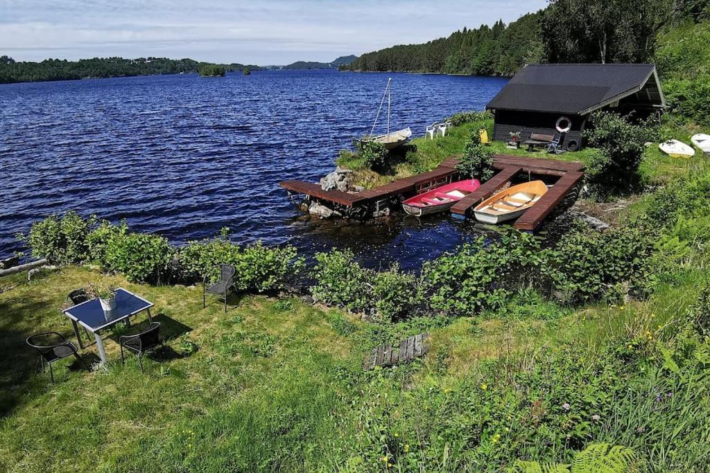 Topfloor Apartment Separate Entranc Nice View Stord Fitjar Exteriör bild
